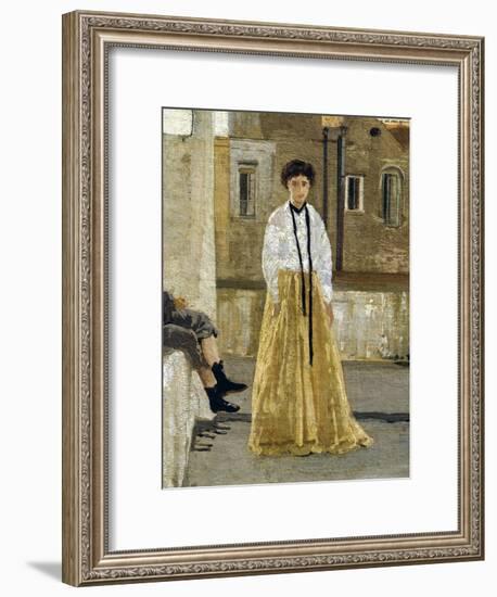 The Terrace-Edoardo Dalbono-Framed Giclee Print