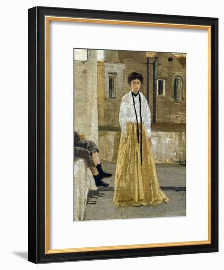 The Terrace-Edoardo Dalbono-Framed Giclee Print