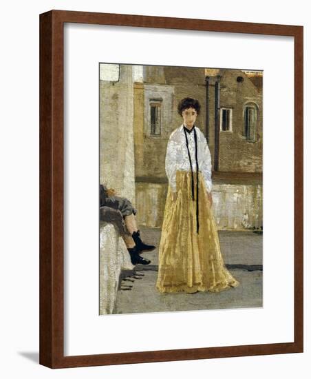 The Terrace-Edoardo Dalbono-Framed Giclee Print