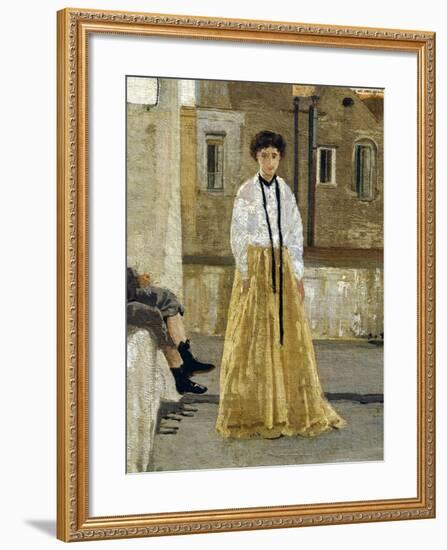 The Terrace-Edoardo Dalbono-Framed Giclee Print