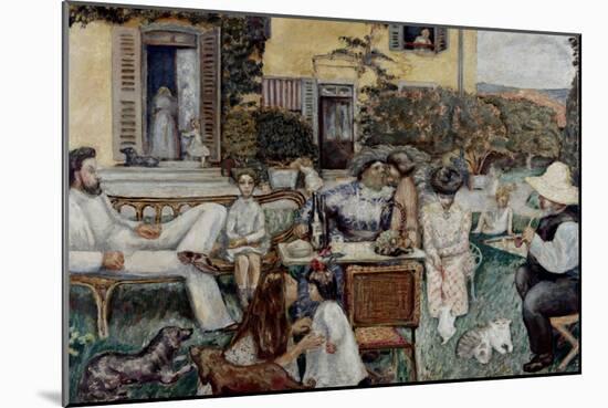 The Terrasse Family, 1900-Pierre Bonnard-Mounted Giclee Print