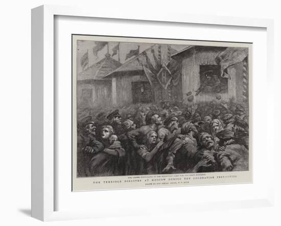 The Terrible Disaster at Moscow During the Coronation Festivities-William T. Maud-Framed Giclee Print