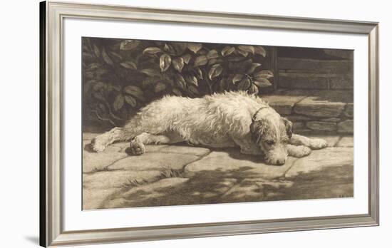 The Terrier-Herbert Dicksee-Framed Premium Giclee Print