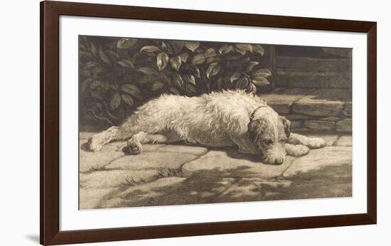 The Terrier-Herbert Dicksee-Framed Premium Giclee Print