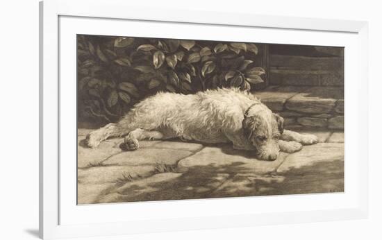 The Terrier-Herbert Dicksee-Framed Premium Giclee Print