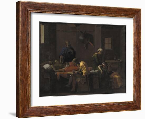 The Testament of Eudamidas, 1644-48-Nicolas Poussin-Framed Giclee Print