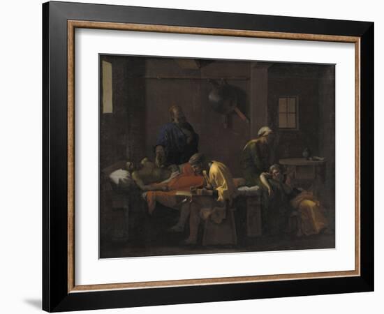 The Testament of Eudamidas, 1644-48-Nicolas Poussin-Framed Giclee Print