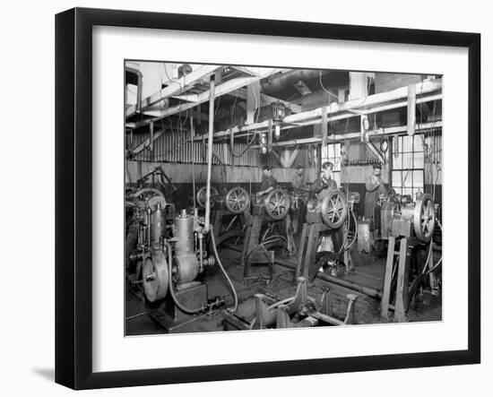 The Testing Room, Leland Faulconer Manufacturing Co., Detroit, Mich.-null-Framed Photo