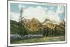 The Tetons, Hoback Pass-null-Mounted Art Print