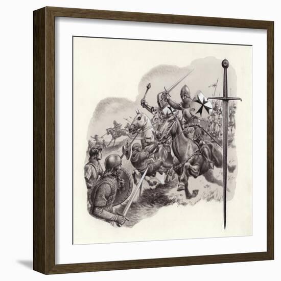 The Teutonic Knights-Pat Nicolle-Framed Giclee Print