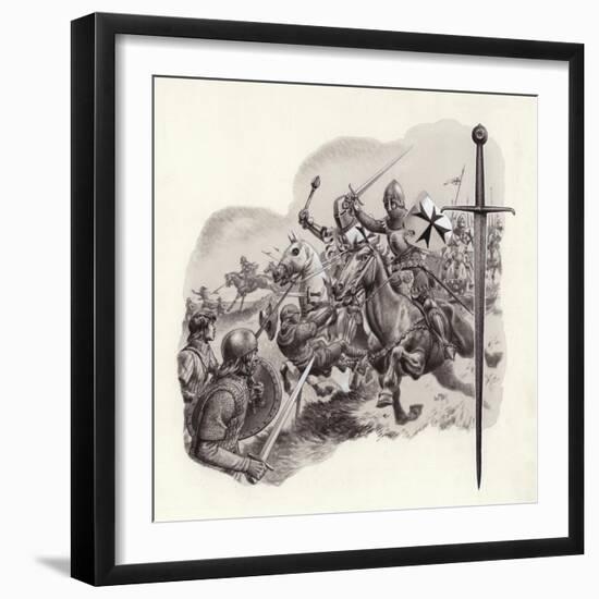 The Teutonic Knights-Pat Nicolle-Framed Giclee Print