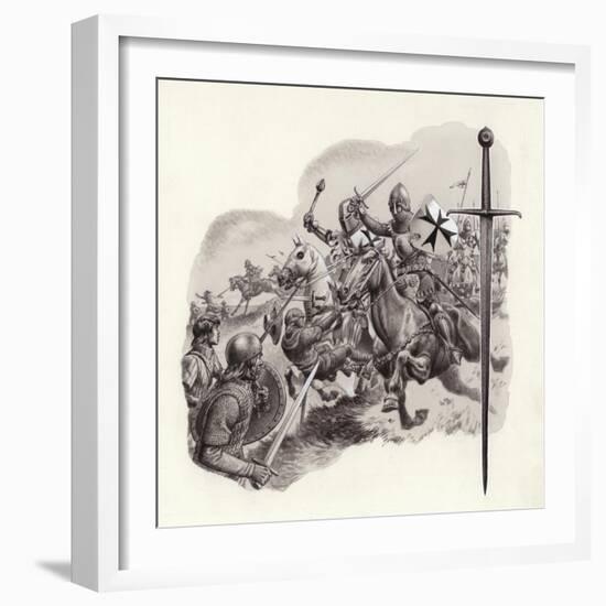 The Teutonic Knights-Pat Nicolle-Framed Giclee Print