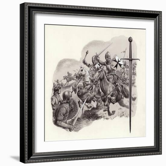 The Teutonic Knights-Pat Nicolle-Framed Giclee Print