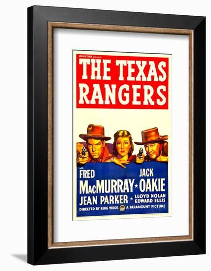 The Texas Rangers, Fred Macmurray, Jean Parker, Jack Oakie, 1936-null-Framed Photo