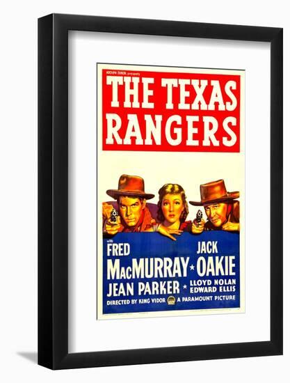 The Texas Rangers, Fred Macmurray, Jean Parker, Jack Oakie, 1936--Framed Photo