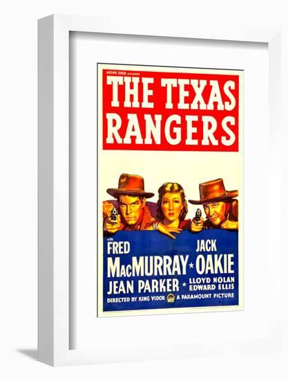 The Texas Rangers, Fred Macmurray, Jean Parker, Jack Oakie, 1936-null-Framed Photo