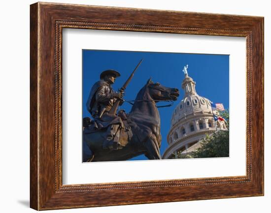 The Texas State Capitol Building in Austin, Texas.-Jon Hicks-Framed Photographic Print