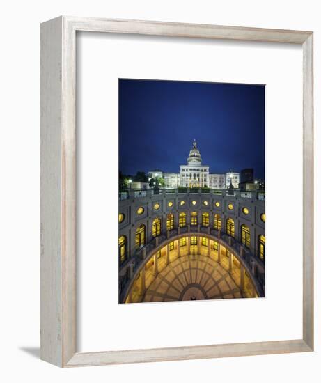 The Texas State Capitol Building in Austin, Texas.-Jon Hicks-Framed Photographic Print