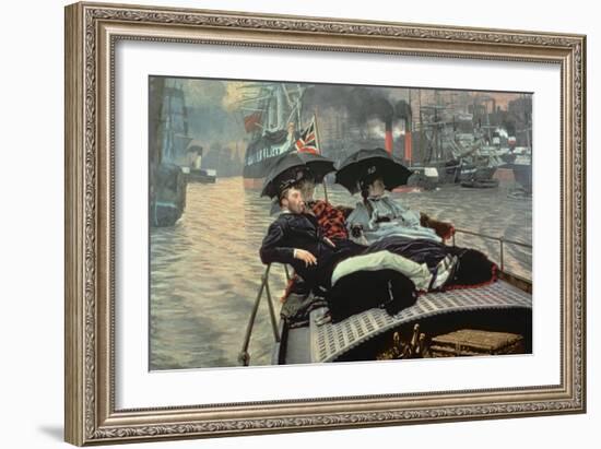 The Thames, 1876-James Tissot-Framed Giclee Print