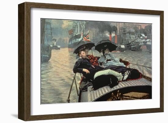 The Thames, 1876-James Tissot-Framed Giclee Print