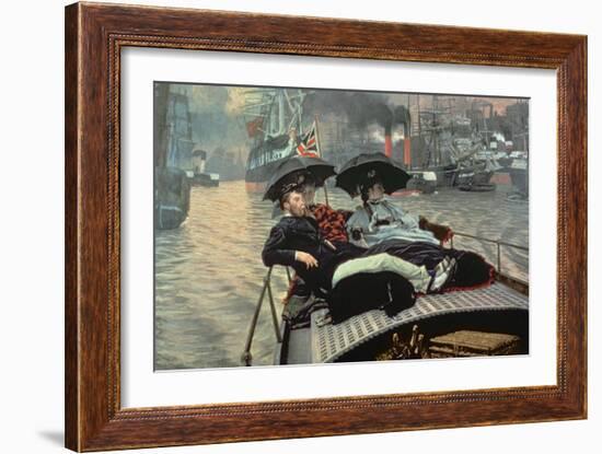 The Thames, 1876-James Tissot-Framed Giclee Print