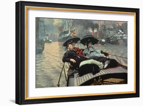 The Thames, 1876-James Tissot-Framed Giclee Print