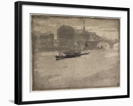 The Thames, 1894-Joseph Pennell-Framed Giclee Print