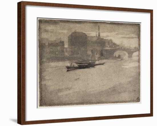 The Thames, 1894-Joseph Pennell-Framed Giclee Print