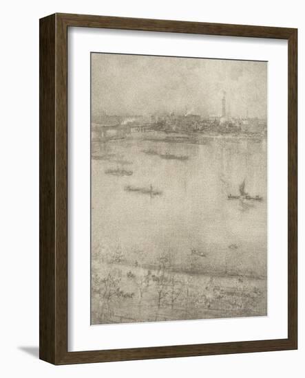 The Thames, 1896-James Abbott McNeill Whistler-Framed Giclee Print