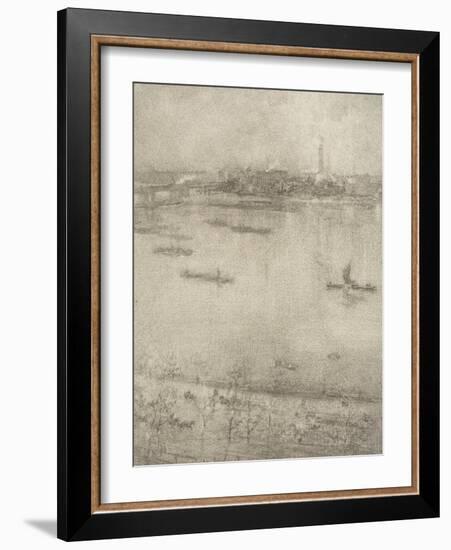 The Thames, 1896-James Abbott McNeill Whistler-Framed Giclee Print