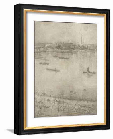 The Thames, 1896-James Abbott McNeill Whistler-Framed Giclee Print