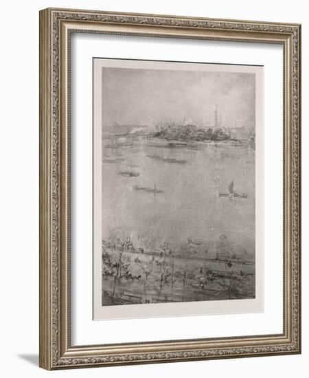 The Thames, 1896-James Abbott McNeill Whistler-Framed Giclee Print