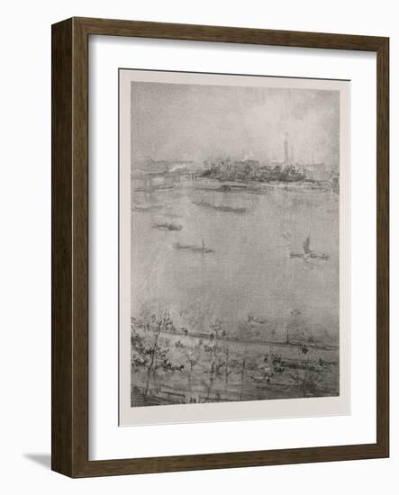 The Thames, 1896-James Abbott McNeill Whistler-Framed Giclee Print