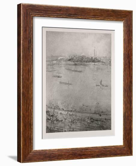 The Thames, 1896-James Abbott McNeill Whistler-Framed Giclee Print