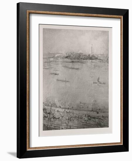 The Thames, 1896-James Abbott McNeill Whistler-Framed Giclee Print