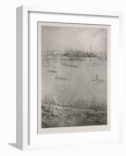 The Thames, 1896-James Abbott McNeill Whistler-Framed Giclee Print