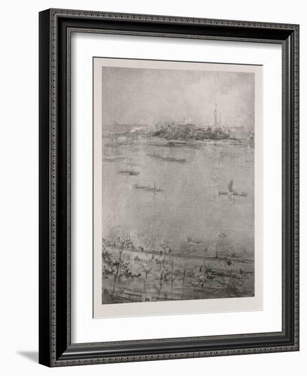 The Thames, 1896-James Abbott McNeill Whistler-Framed Giclee Print