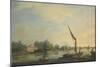 The Thames at Chelsea, 1784-Thomas Whitcombe-Mounted Giclee Print