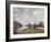 The Thames at Hampton Court, East Molesey-Alfred Sisley-Framed Giclee Print