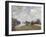 The Thames at Hampton Court, East Molesey-Alfred Sisley-Framed Giclee Print