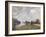 The Thames at Hampton Court, East Molesey-Alfred Sisley-Framed Giclee Print