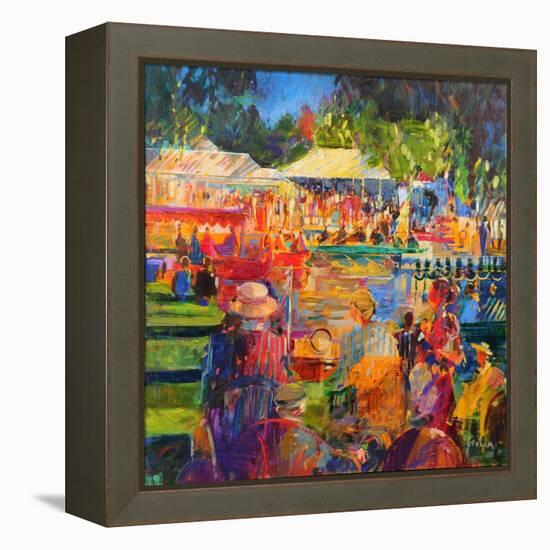 The Thames at Henley, 2020 (Oil on Canvas)-Peter Graham-Framed Premier Image Canvas