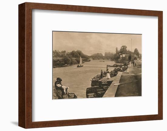 'The Thames at Maidenhead', 1902-Unknown-Framed Photographic Print