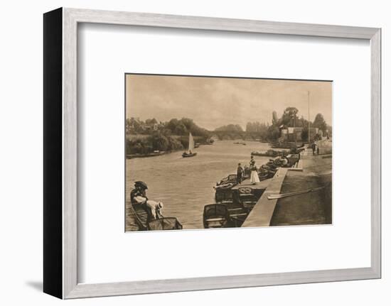 'The Thames at Maidenhead', 1902-Unknown-Framed Photographic Print