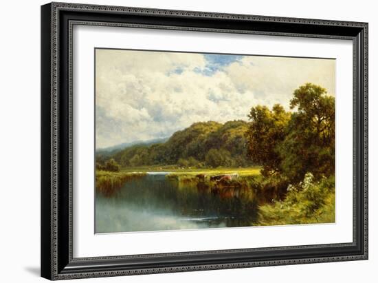 The Thames at Pangbourne-Henry Parker-Framed Giclee Print