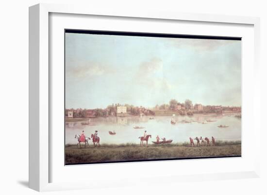 The Thames at Twickenham-Peter Tillemans-Framed Giclee Print