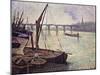 The Thames at Vauxhall Bridge-Maximilien Luce-Mounted Giclee Print