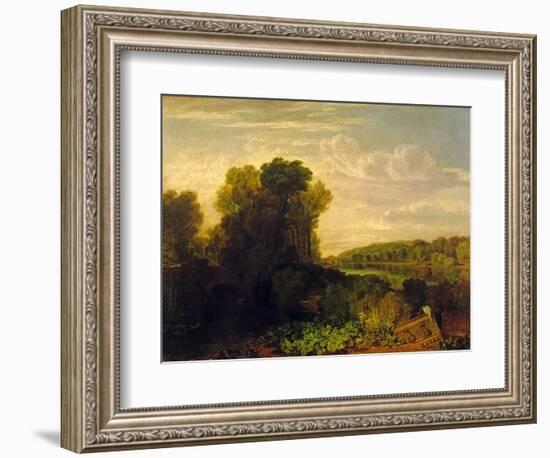 The Thames at Weybridge, c.1807-10-J. M. W. Turner-Framed Giclee Print