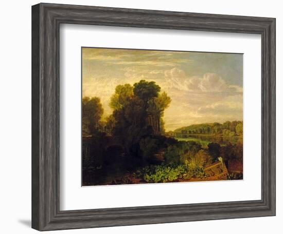 The Thames at Weybridge, c.1807-10-J. M. W. Turner-Framed Giclee Print