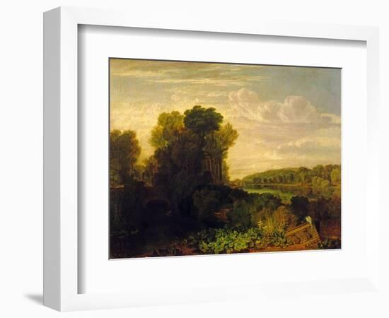 The Thames at Weybridge, c.1807-10-J. M. W. Turner-Framed Giclee Print